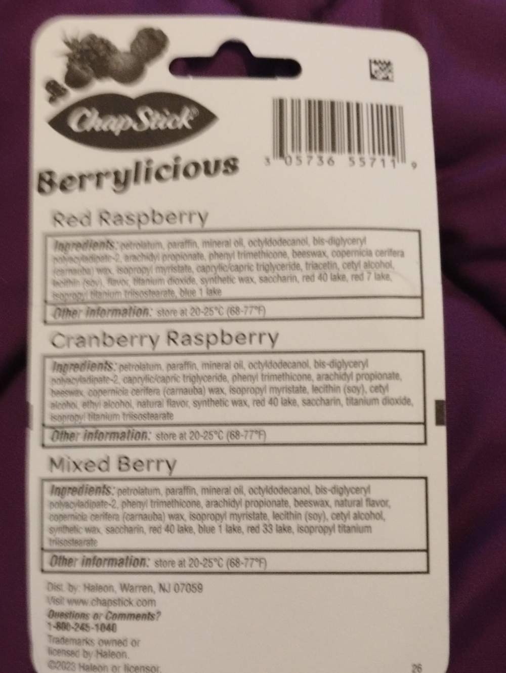 ChapStick Lip Balm 6-Pack Sets - Berrylicious & Spa Collection Bundle - Picture 5 of 7